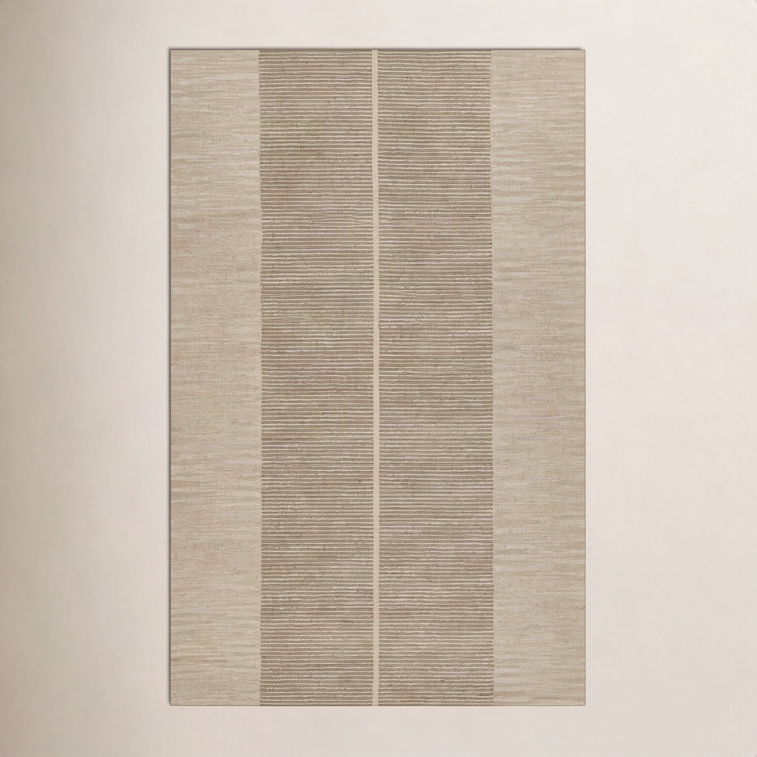 Hand-Tufted Geometric Wool Rug, Rectangle 3'6" x 5'6"