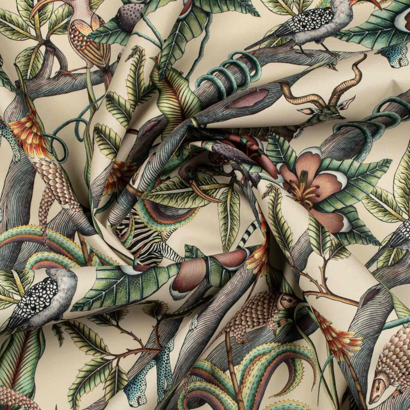 Ardmore Outdoor Fabric, Chalk