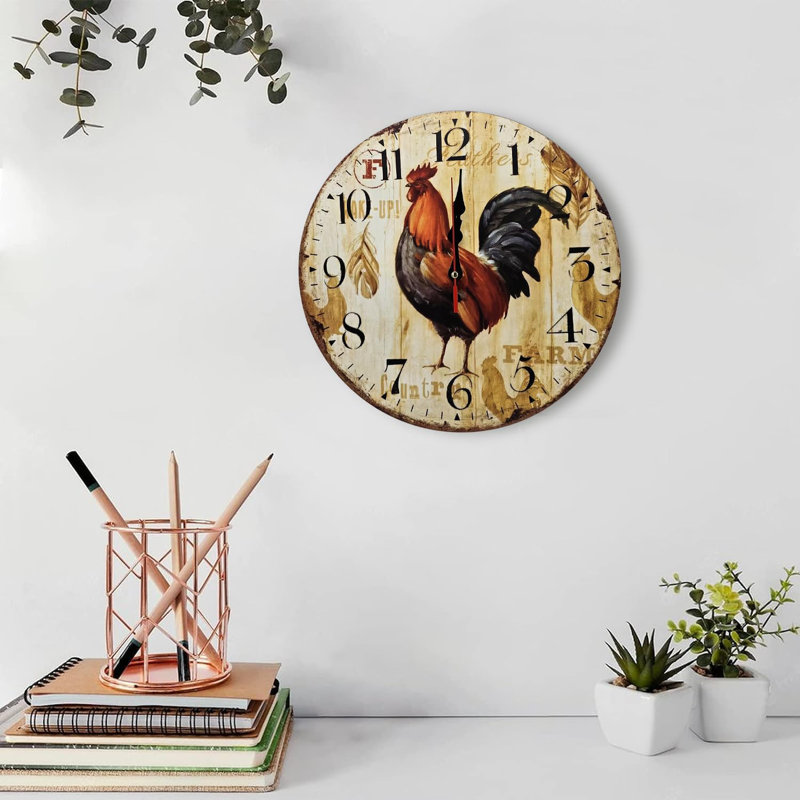 Guzik Manufactured Wood Wall Clock