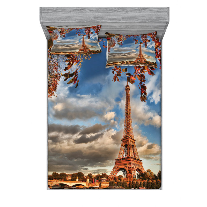Microfiber Sheet Set, Full Sheet Set with Fitted Sheet
