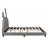 Upholstered PU Leather Platform Bed