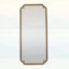 Miroir décoratif de plancher avec support
