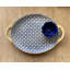 Cobalt Stoneware Condiment Server