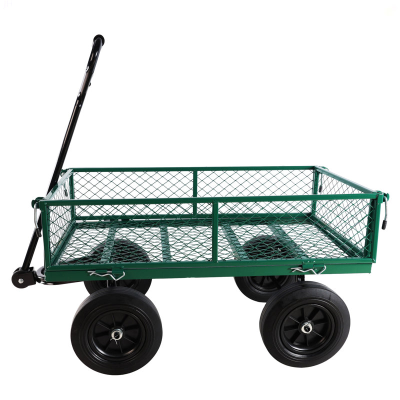 (Chariot de chariot à roues solide vert), Vert