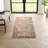 Pratt Oriental Area Rug in Ocean/Rust-1123255370