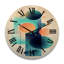 Horloge murale en bois massif Marquetta-1480357511