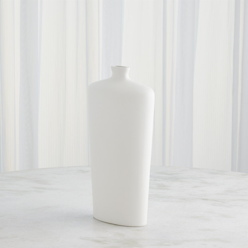 Terzo Handmade Ceramic Table Vase, 18" H x 9" W x 5" D