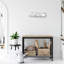 Pierce Steel LED Flush Mounted Sconce