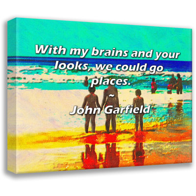 Astoria Grand Gallery Wrapped Canvas By Jean Cocteau: "Don’t confuse the truth with the opinion of th
