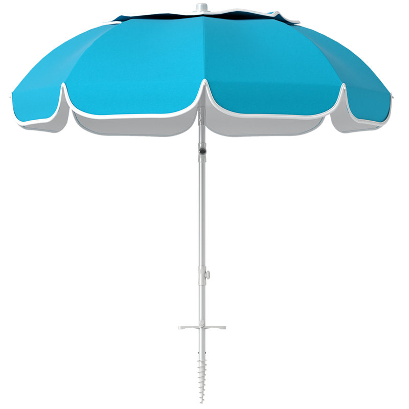 180cm Beach Parasol, Blue
