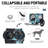 Foldable Heavy Duty Pet Bike Trailer With 16-Inch All-Terrain Wheels And Universal Hitch For Dogs And Cargo, Blue And Black-122632916
