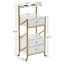 Chariot utilitaire avec tiroir de rangement et porte-outils Clementas, chariot sur roulettes