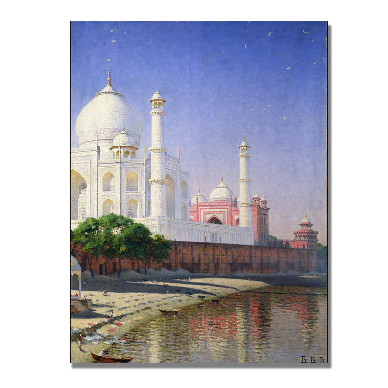 « taj, mahal » par venue vereschagin, reproduction d’art sur toile, H 24 po x l 18 po x P 2 po