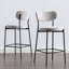 Mateiu 66cm Boucle Fabric Bar Stool-880490519