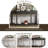 Console Table, 4-Drawer/1-Shelf, Retro - Standard