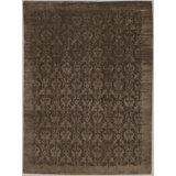 Aurea Hand-Knotted Area Rug in Pumpernickel
