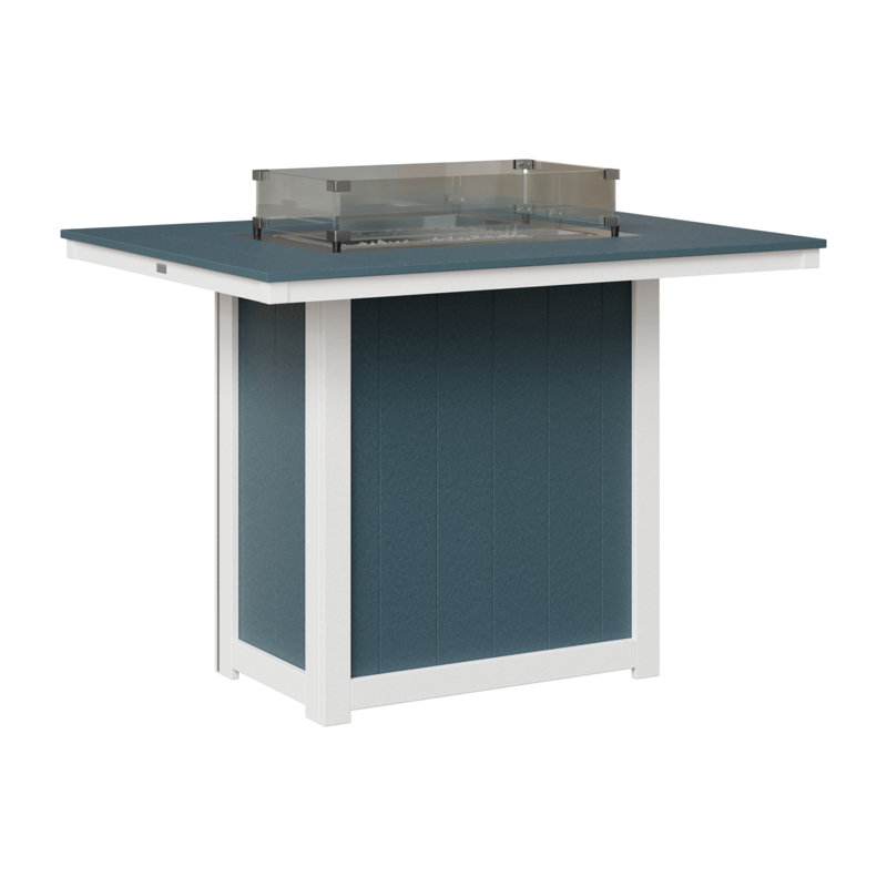 Foyer de table rectangulaire 54 po Berlin Gardens Donoma, H 38,87 po x l 41,37 po x P 53,87 po