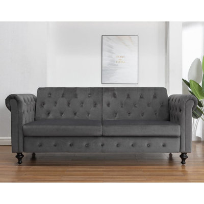 Johnathon 3 Seater Velvet Sleeper