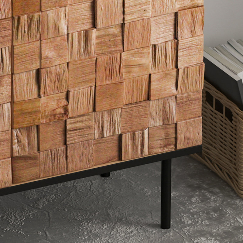 Retro Minimalist sideboard with 3 drawers