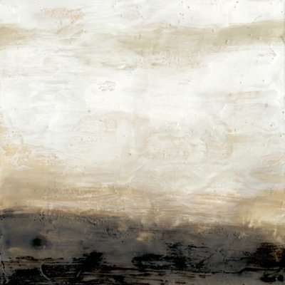«Umber Land II» par Jennifer Goldberger - peinture sur toile tendue