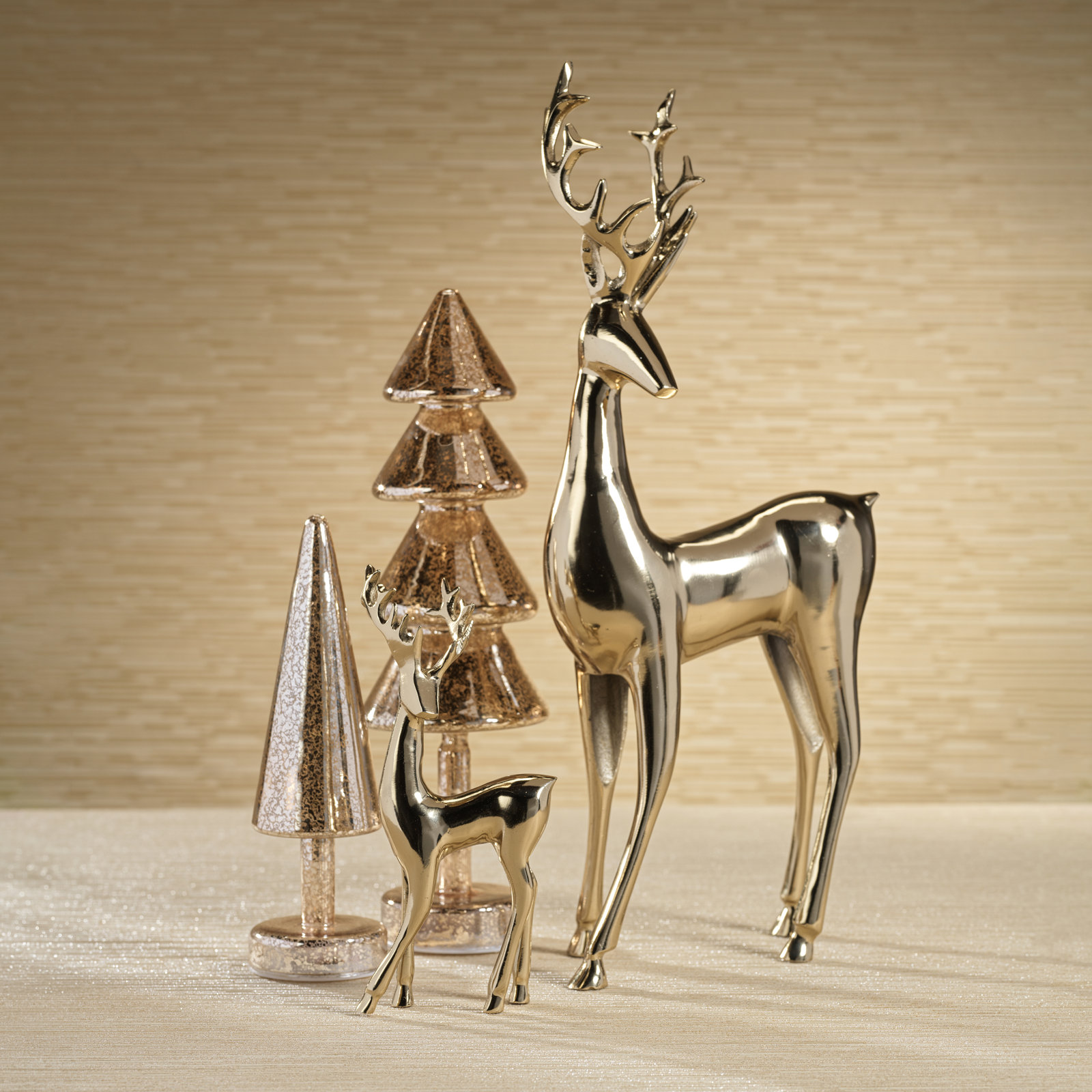 Decorative Deer Figurine, 20.5" H x 9" W x 4.25" D