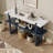 Retro Entryway Table with Open Shelf for Entryway-988315941