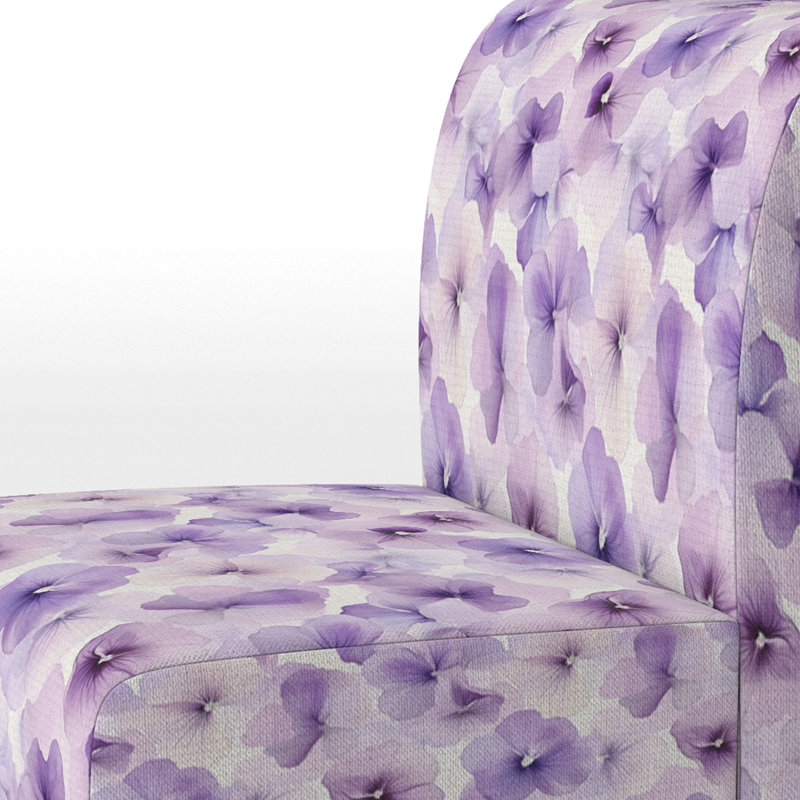 Fauteuil de chambre Floral, Pantoufle sans accoudoirs