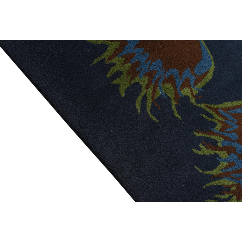 Tapis carré bleu marine 7 pi Pineland