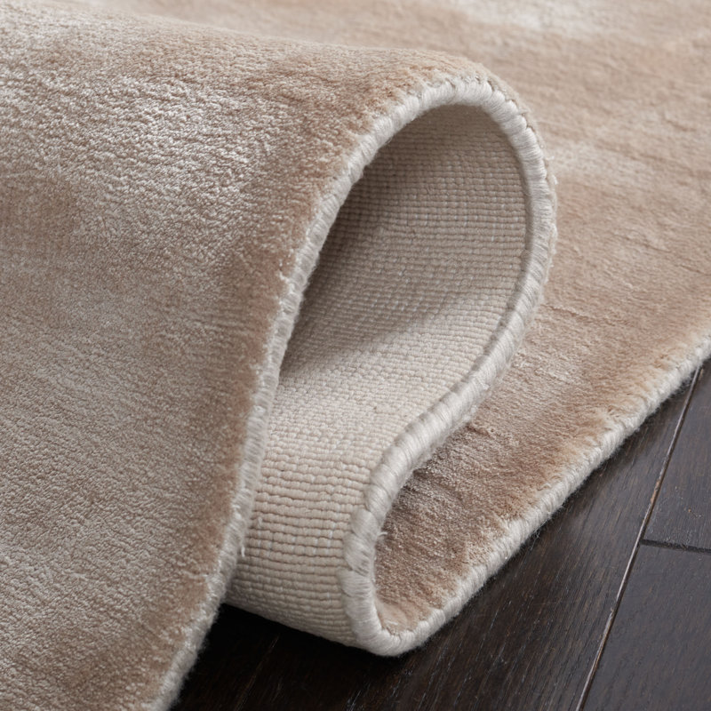 Endora Hand Loomed Viscose Area Rug, Rectangle 2' x 3'