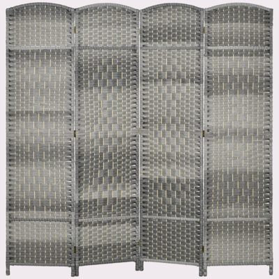 HOMCOM 4 Panel Room Divider, 6