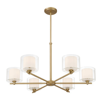 Seville 32" 6-Light Chandelier