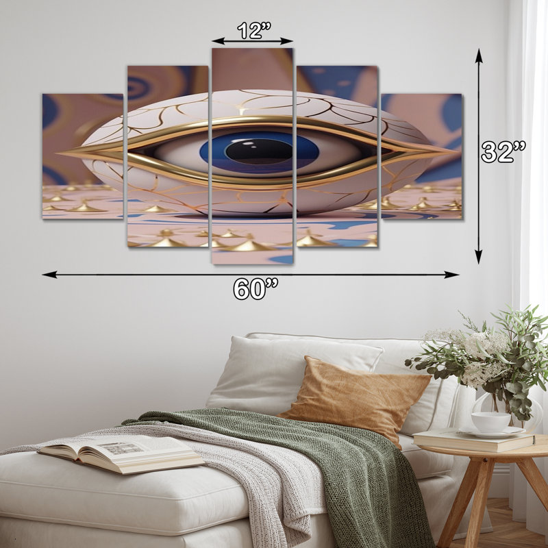 Nava - Modern Wall Art Print - 5 Panels