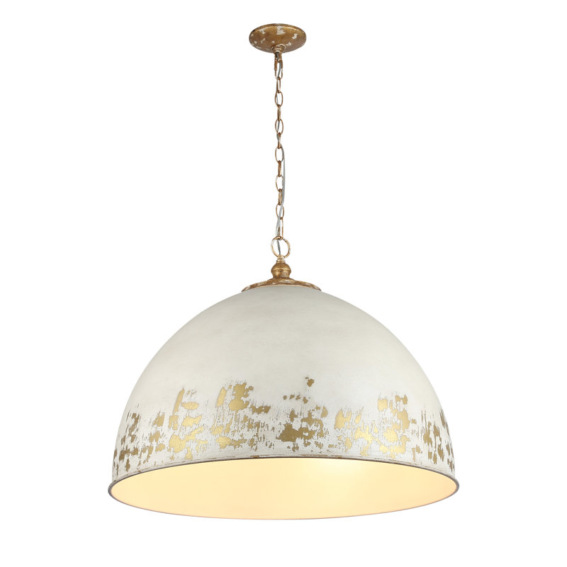 Luminaire suspendu 5 lumières Alison, Beige