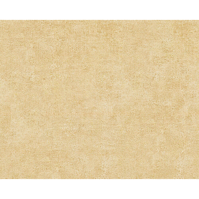 Rouleau de papier peint Mihalis, Beige / jaune / métallique, L 33 pi x l 21 po