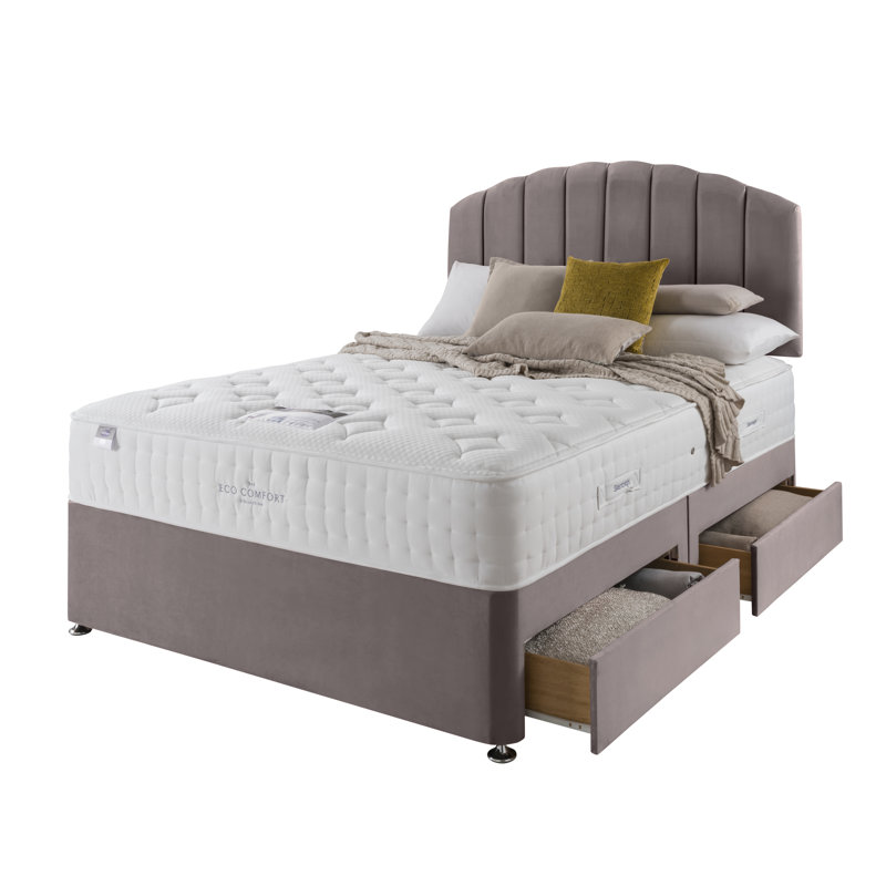 Merlin Upholstered Headboard, Super King (6'), Mink Velvet