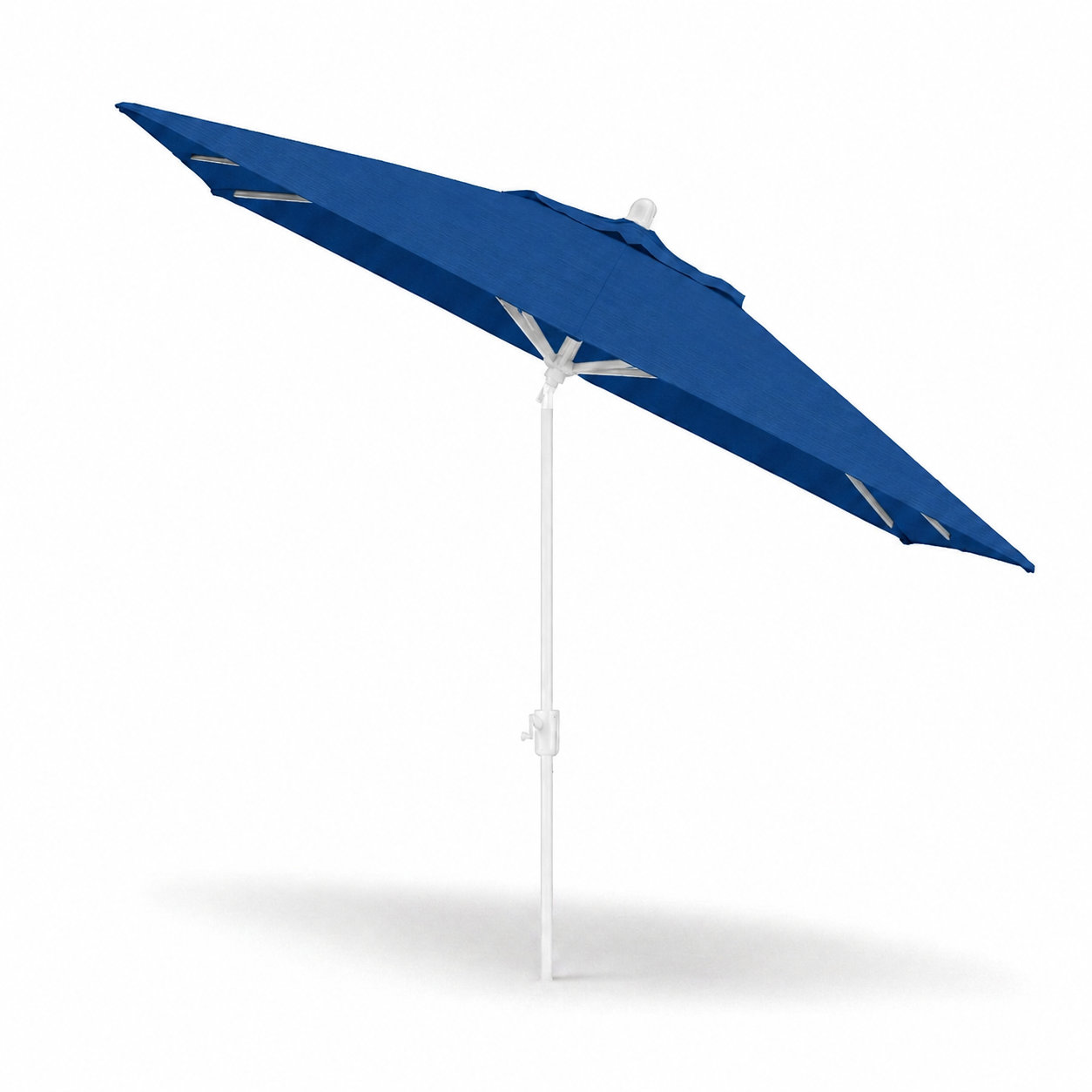 Olivier 9.7' Umbrella, White Sand, Canvas Pacific Blue Sunbrella® Canvas