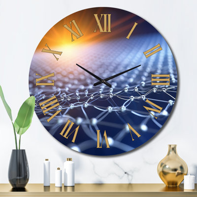 Horloge murale abstraite
