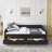 Daybed With Drawers Upholstered Tufted Sofa Bed,,With Button On Back And Copper Nail On Waved Shape Arms-1950825829