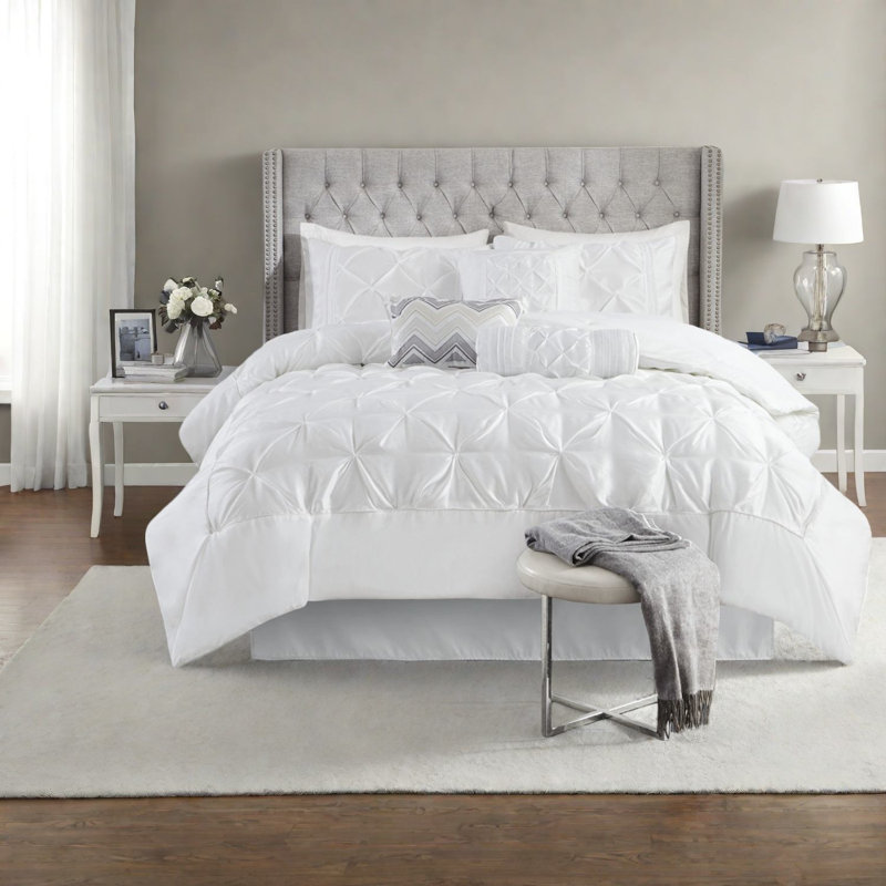 Piece Bedding Sets, Polyester Queen Tufted Modern Comfort For Home