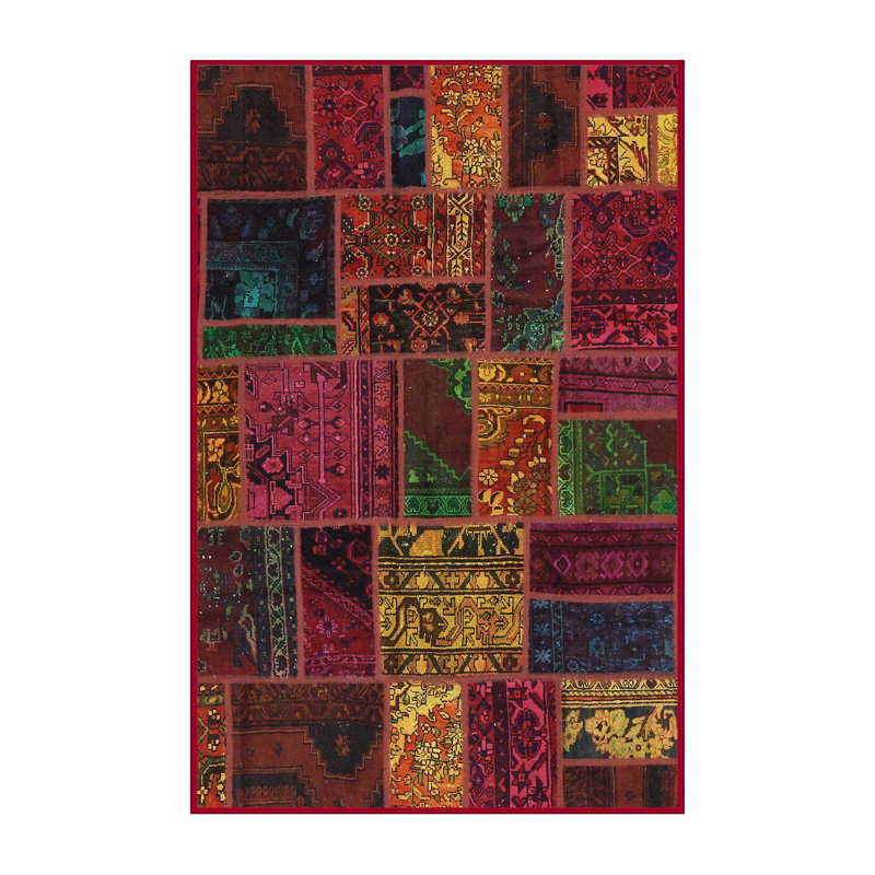 Tapis abstrait 5657, Rectangle 2 pi x 5 pi