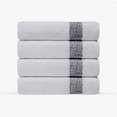Jonnae 4 pcs Turkish Bath Towels Set