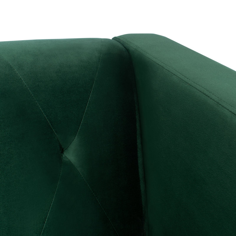 82'' Velvet Sofa, Emerald