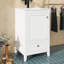 Meuble-lavabo de 20 pouces avec lavabo, meuble-lavabo autoportant avec porte à fermeture douce, support de rangement et tiroir