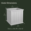 Selevae Resin Planter Box with Water Reservoir-140099557-140099553