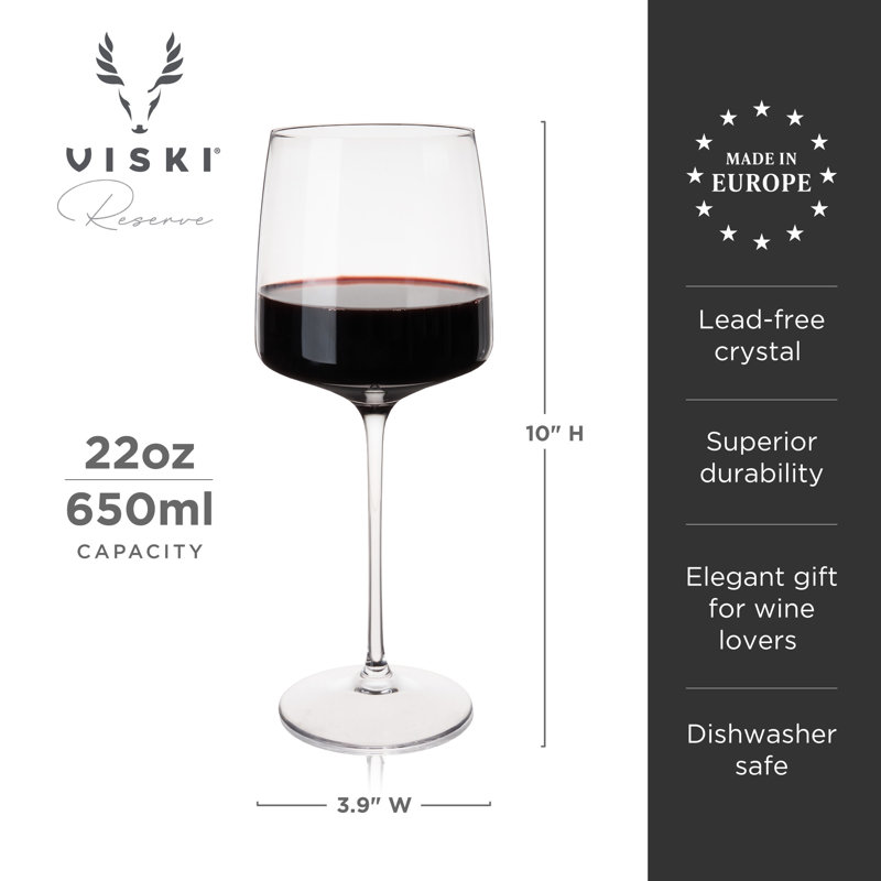 Verres Bordeaux en cristal Reserve Julien