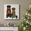 Christmas Des - Concours de chandail de Noël moche - Toile tendue avec châssis de qualité supérieure - Prêt à être accroché-934419892