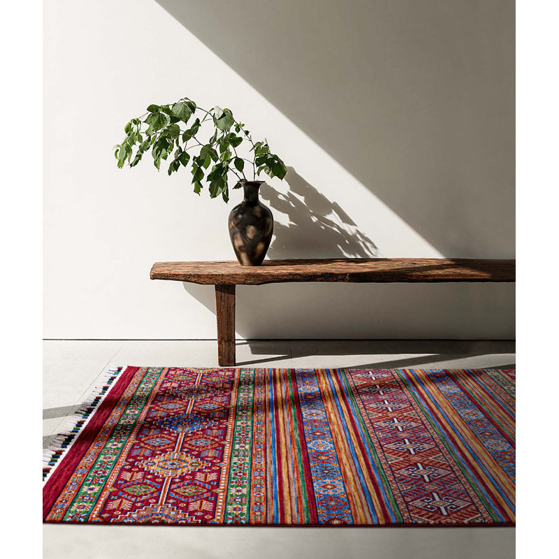 Tapis Leila Gordes, Tapis de couloir 3 pi 3 po x 6 pi 7 po