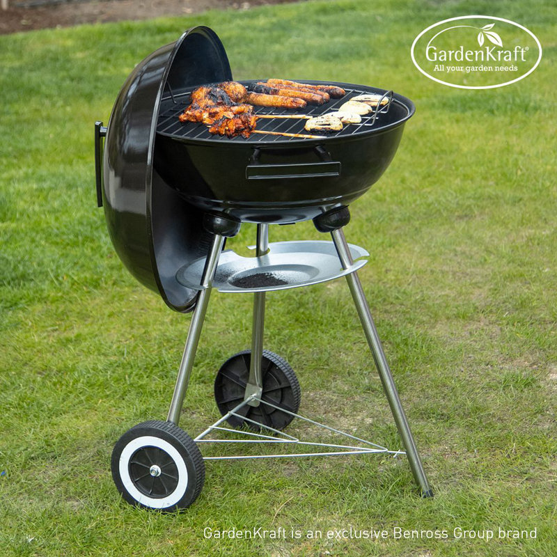 GardenKraft 44cm W Charcoal Grill