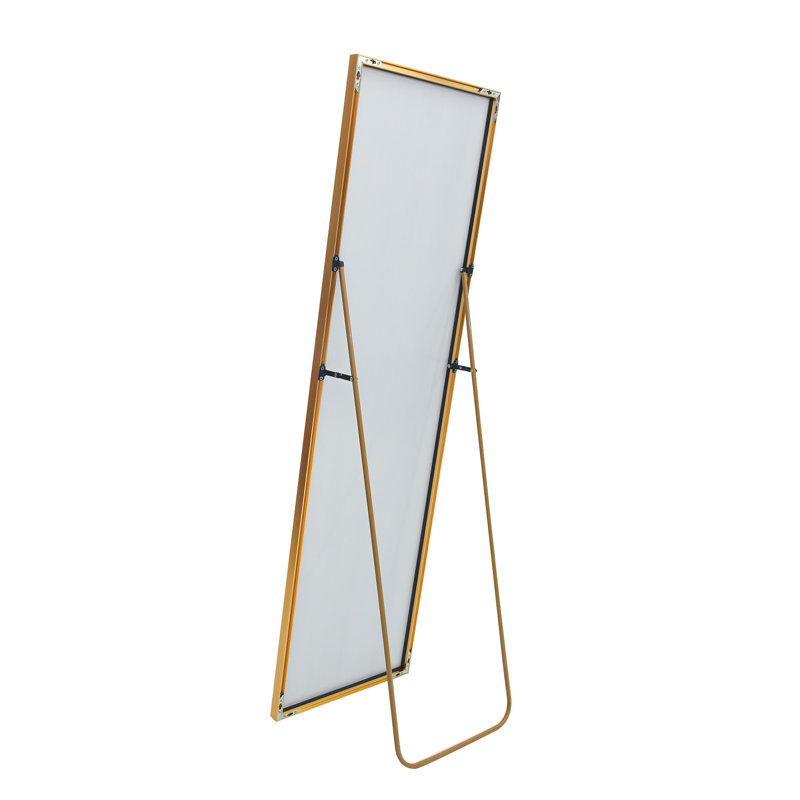 Tahmin Metal Flat Mirror, Gold,  162cm x 53cm