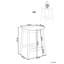 Upholstered Counter Stool with Solid Wood Frame-308181942